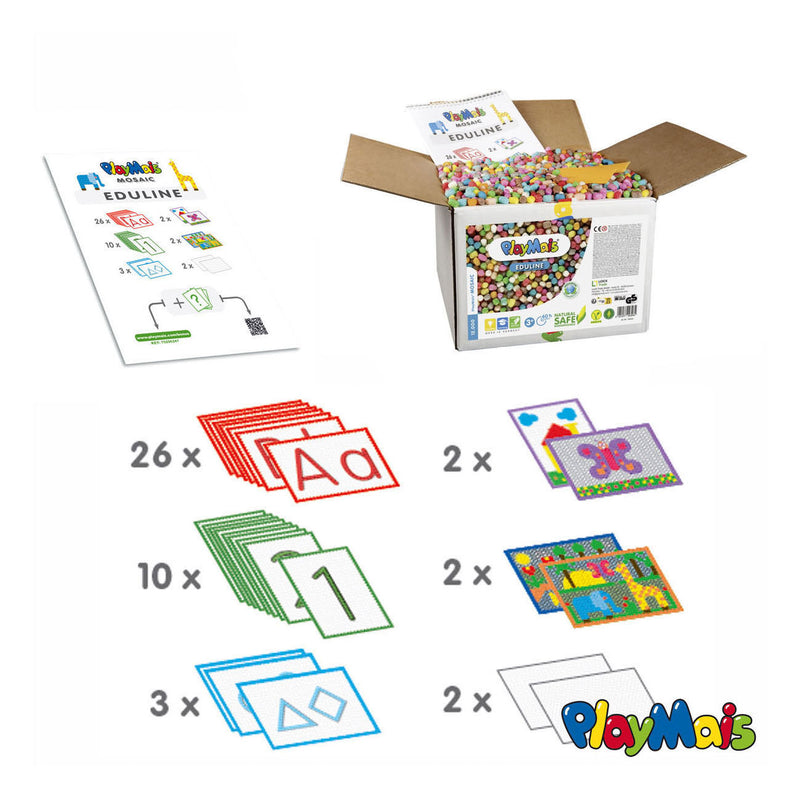 Load image into Gallery viewer, Playmais eduline mosaic (>12.000 stukjes)
