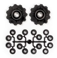 derailleur wheels 11 teeth 7-11V black 2 pieces