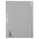 Tabbladen leitz grijs a4 20 tabs
