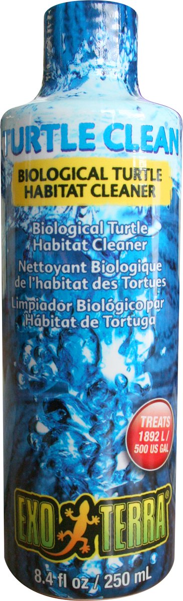 Exo terra turtle clean – 100% biologische reiniger voor aquaterraria ( 250 ml) 250 ml
