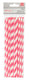 American crafts • paper straws 4 parfait stripe