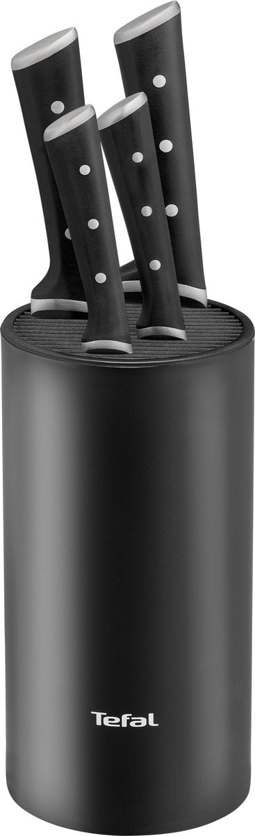 Tefal ice force messenset - 5-delig - inclusief messenblok - rvs - duurzaam - precisie