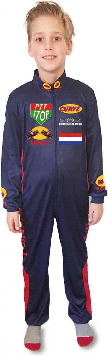 Rubies rubie's kostuum formule 1 junior polyester blauw maat 104