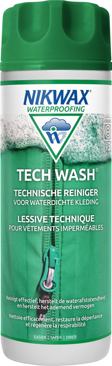 Nikwax tech wash, reiniging voor outdoor jassen en kleding 300ml