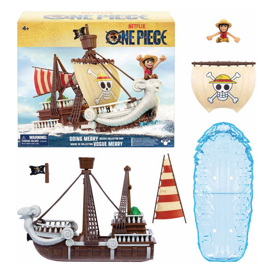 Moose toys one piece going merry deluxe schip met speelfiguur