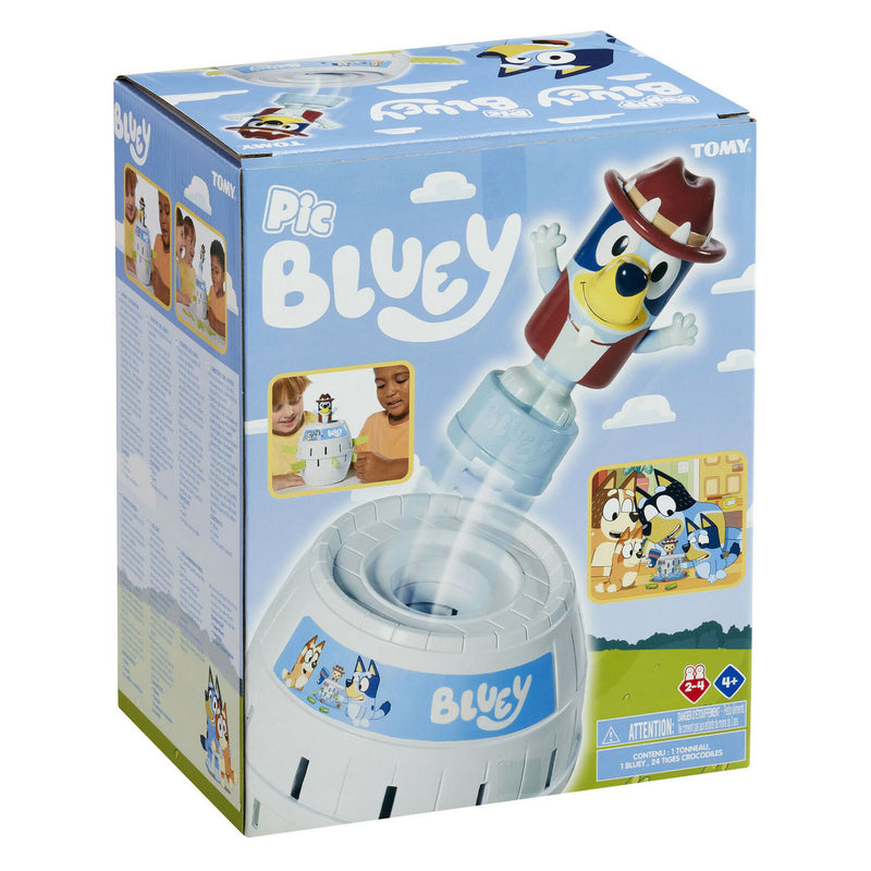 Load image into Gallery viewer, Tomy pop up bluey in de ton kinderspel
