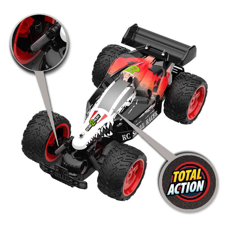 Load image into Gallery viewer, Gear2play rc skull racer bestuurbare auto 1:10
