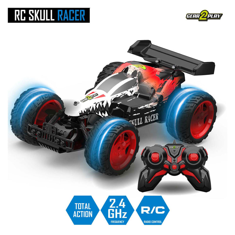 Load image into Gallery viewer, Gear2play rc skull racer bestuurbare auto 1:10
