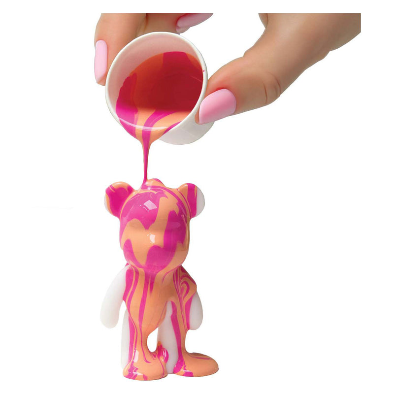 Load image into Gallery viewer, Spectron marmeren look beer gietset met sleutelhanger
