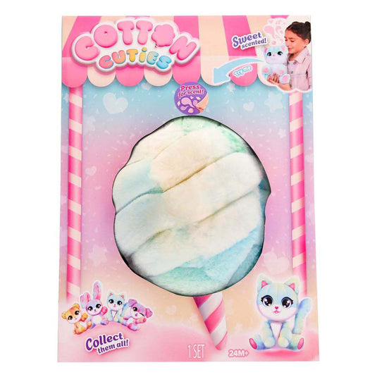 Imc toys cotton cuties kitty - geurende suikerspin knuffel 30 cm