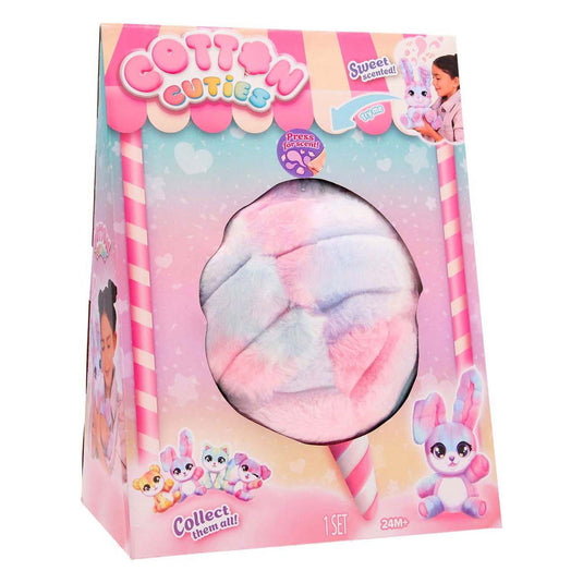 Imc toys cotton cuties bunny - geurende suikerspin knuffel 30 cm
