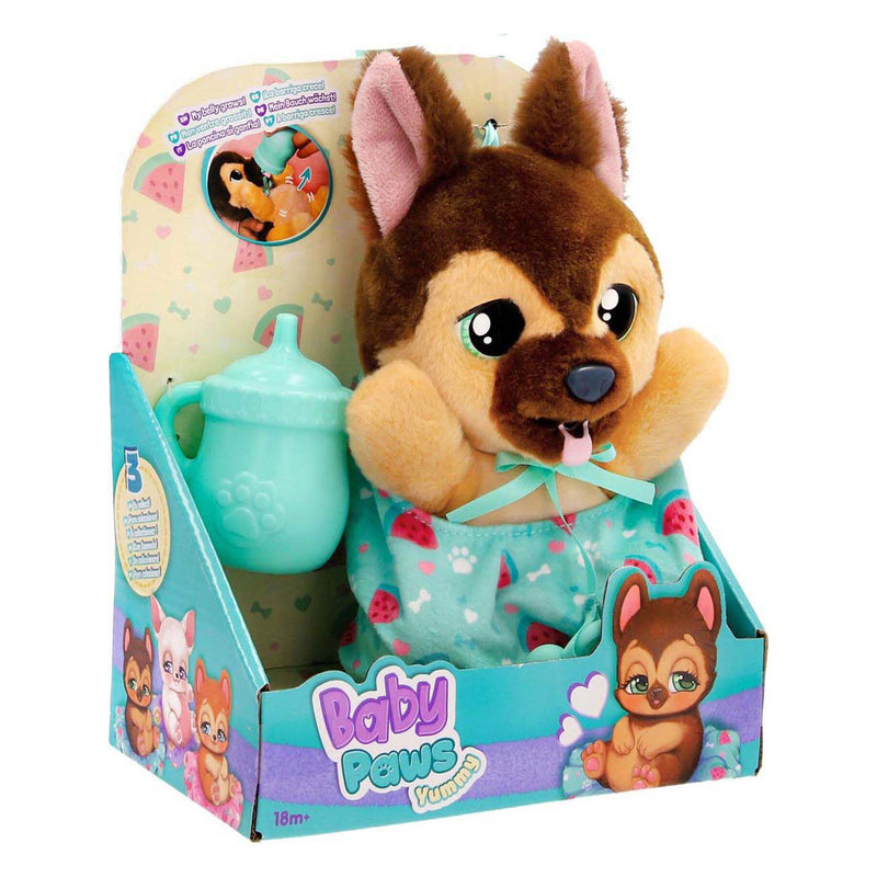 Load image into Gallery viewer, Imc toys baby paws yummy german shephard interactieve knuffel
