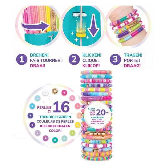 Make it real - swift clicks™ heishi-armbandenmaker - maak 23 unieke heishi armbanden