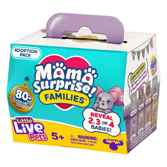Moose toys little live pets mama suprise families puppy adoptieset