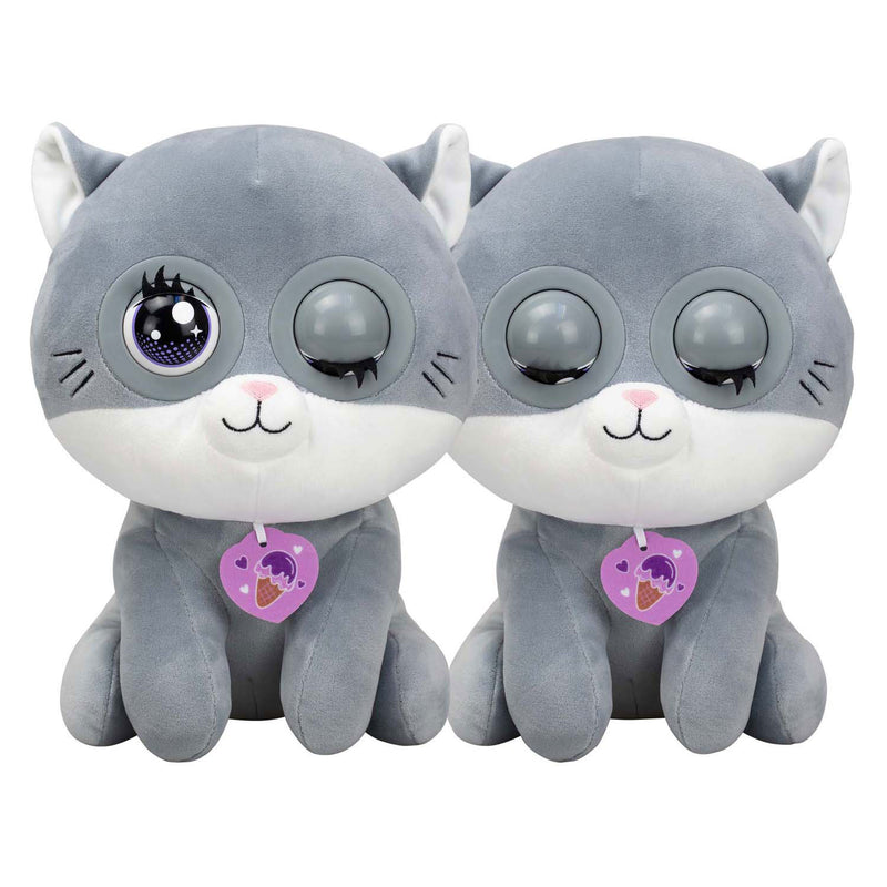 Load image into Gallery viewer, Silverlit winksies blauwe kat interactieve knuffel
