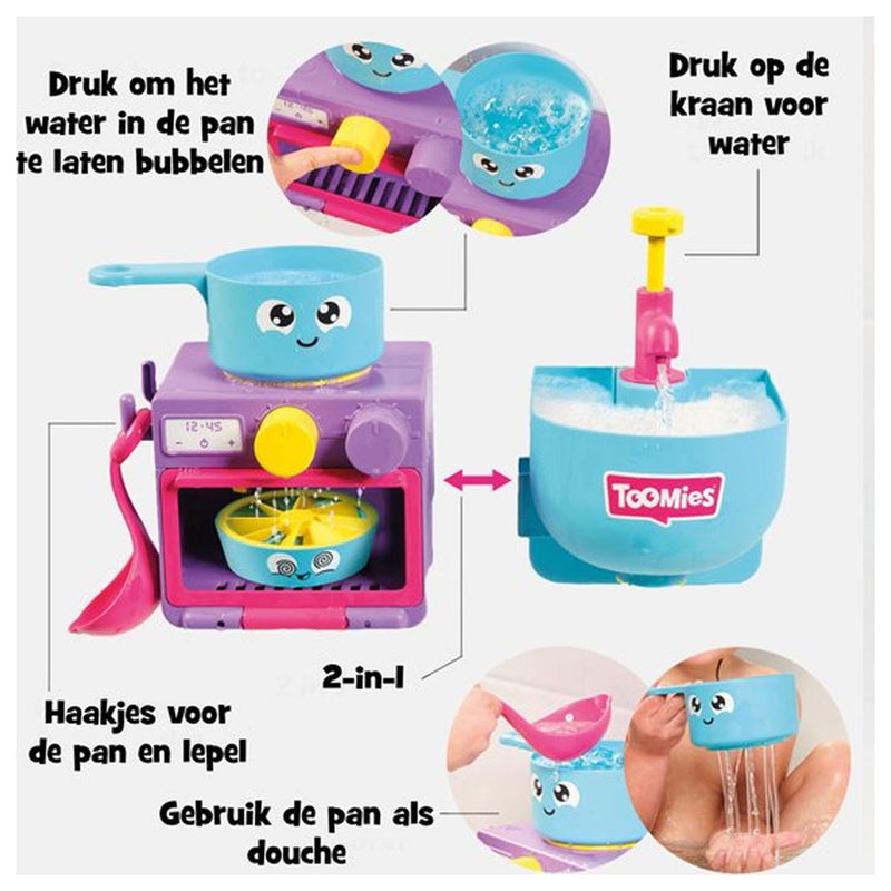 Load image into Gallery viewer, Tomy bubbels en bakken - keuken voor in bad

