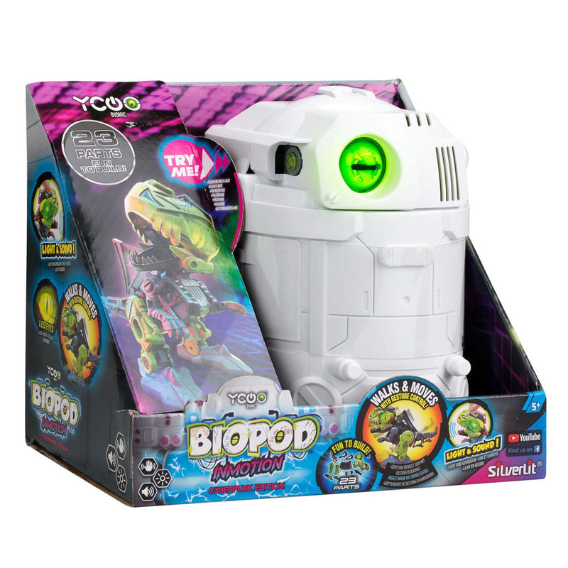 Load image into Gallery viewer, Silverlit Biopod Cyberpunk InMotion Dino
