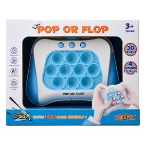 Gear2play pop or flop gameconsole blauw - spel