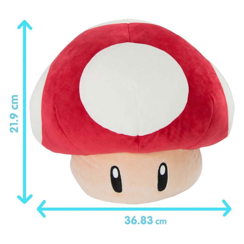Load image into Gallery viewer, Tomy mocchi mocchi mega super mario mushroom pluchen knuffel
