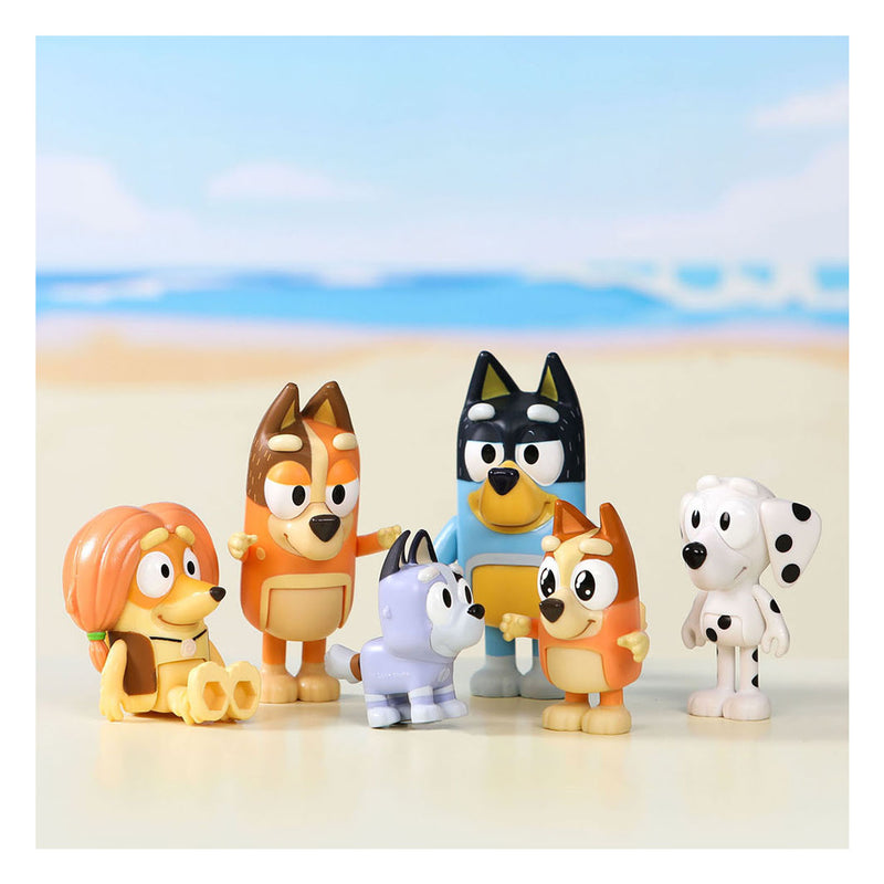 Load image into Gallery viewer, Spectron bluey speelfiguren familie vrienden, 8st.
