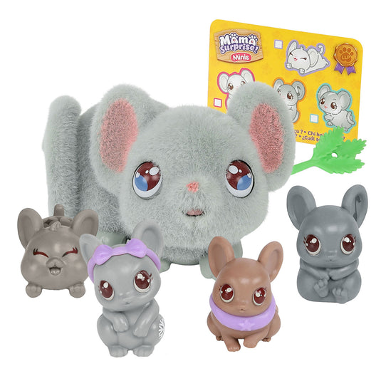 Moose toys little live pets mama surprise mini speelfiguur muis