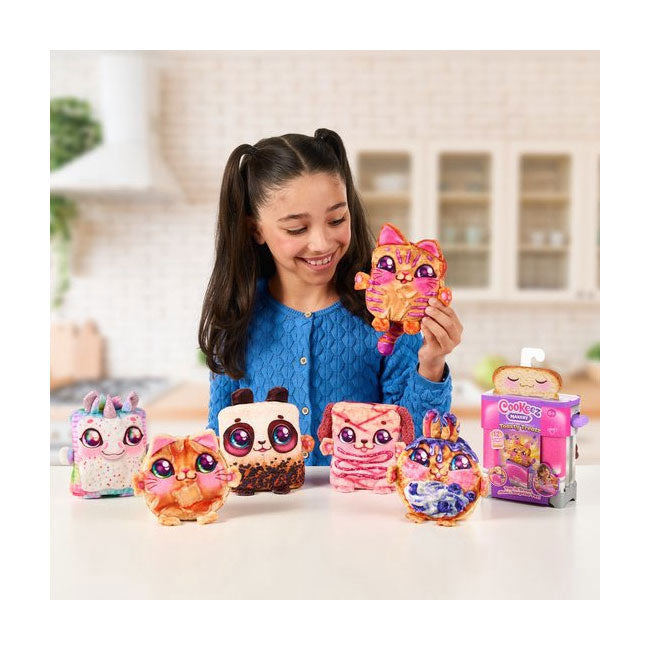 Load image into Gallery viewer, Moose toys cookeez makery toasty treatz - maak een verrassings pluchen dier
