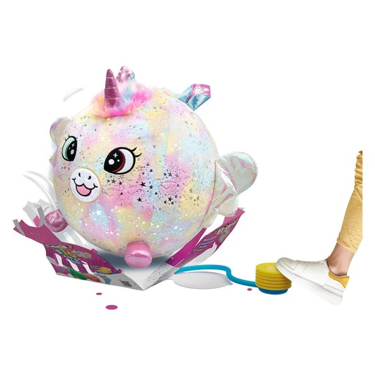 Moose toys biggies eenhoorn regenboog opblaasbare knuffel