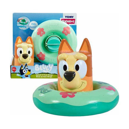 Tomy bluey spat en drijf bingo speelfiguur badspeelgoed