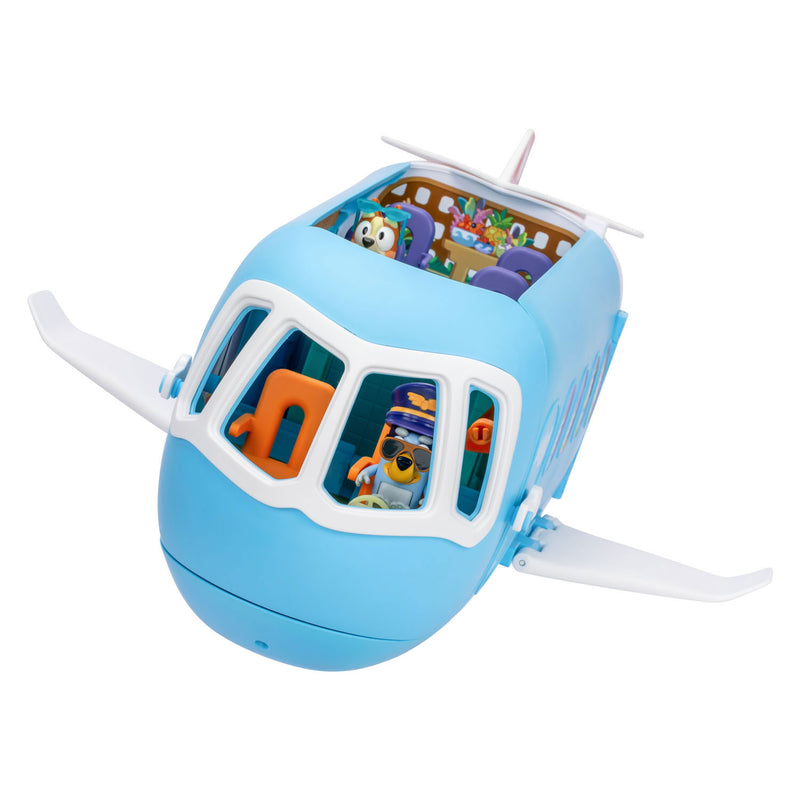 Load image into Gallery viewer, Moose toys bluey 3in1 vliegtuig met 2 speelfiguren
