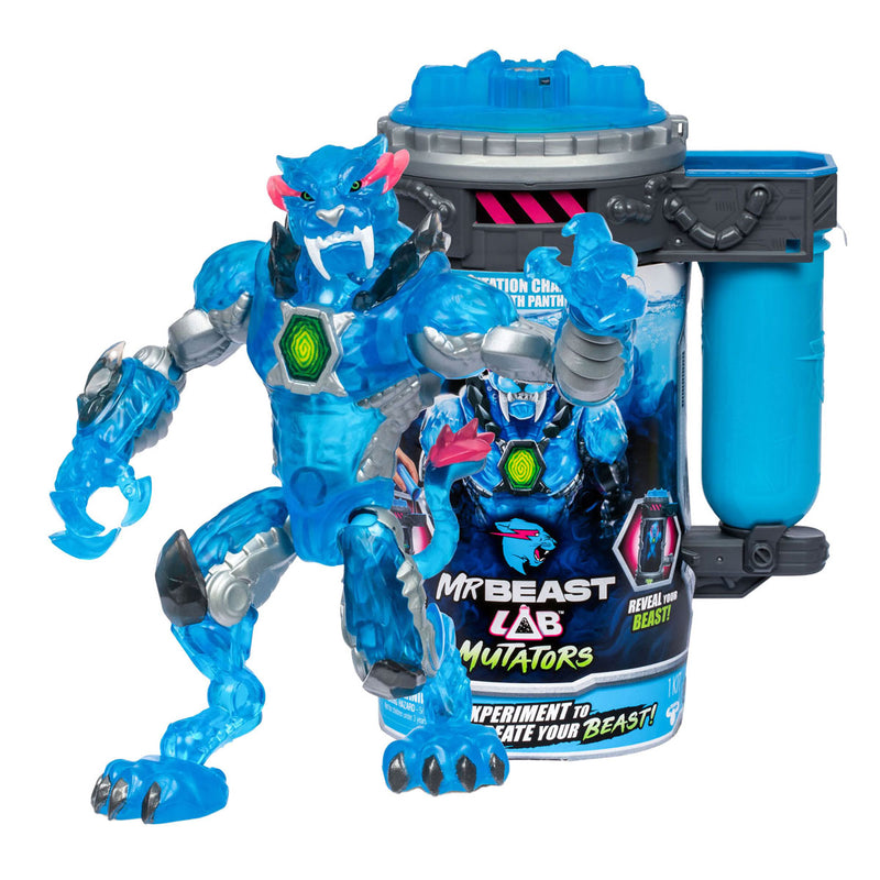 Load image into Gallery viewer, MrBeast Lab Mutator Stealth Panther Actiefiguur
