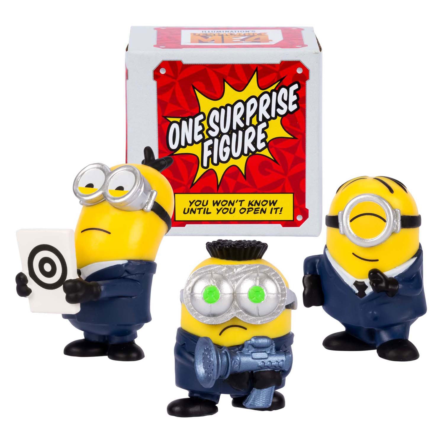 Pic despicable me 4 party bus speelfiguren 4-pack