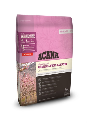 Acana singles grass-fed lamb dog