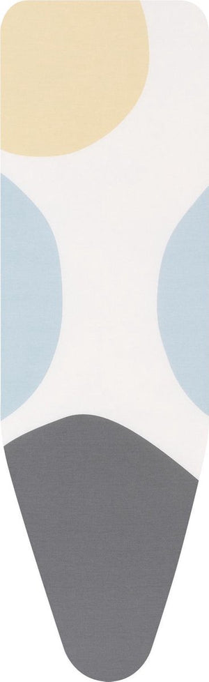 Brabantia perfect flow strijkplankhoes c - 124 x 45 cm - complete set - spring bubbles