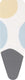 Brabantia perfect flow strijkplankhoes c - 124 x 45 cm - complete set - spring bubbles
