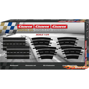Carrera extension set (2 straights, 4 curves 1 30°)