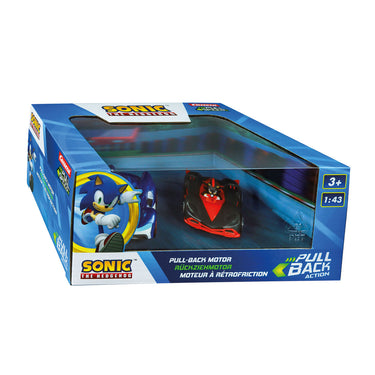 Carrera pull back auto team sonic racing - sonic vs. shadow twinpack