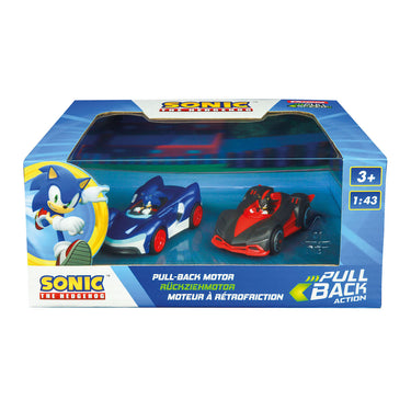 Carrera pull back auto team sonic racing - sonic vs. shadow twinpack