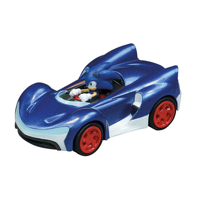 Load image into Gallery viewer, Carrera pull back auto team sonic racing - sonic speed star
