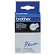 Brother laminated tape for labelling machines tc-201 12 mm x 7,7 m white black