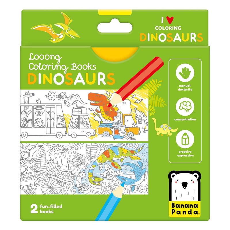 Load image into Gallery viewer, Banana panda - kleurboekje ik hou van kleurplaten met dinosaurussen

