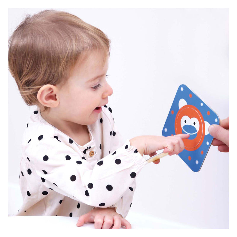 Load image into Gallery viewer, Banana panda - on-the-go puzzel ontdek cirkels - 16st.
