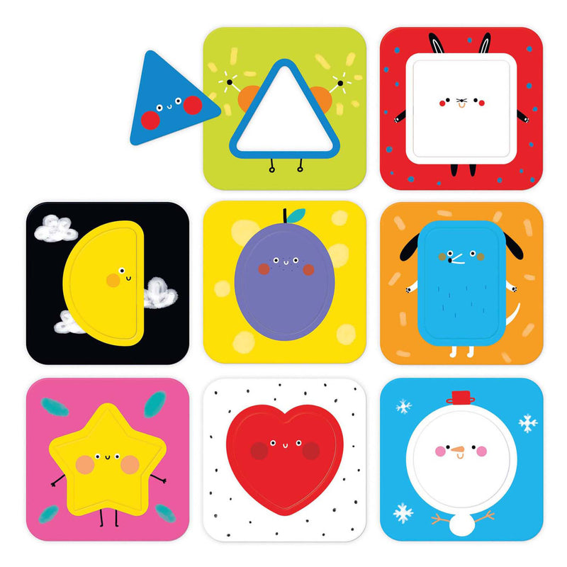 Load image into Gallery viewer, Banana panda - on-the-go puzzel ontdek vormen - 16st.
