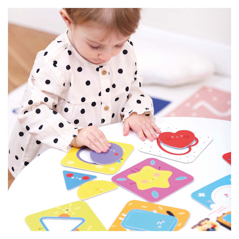 Load image into Gallery viewer, Banana panda - on-the-go puzzel ontdek vormen - 16st.
