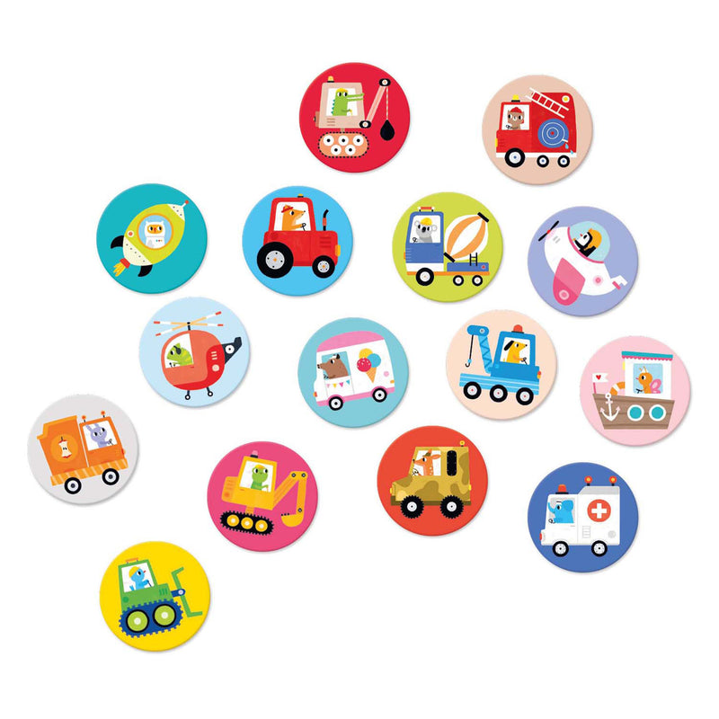 Load image into Gallery viewer, Banana panda - on-the-go memory spel voertuigen - 30dlg.
