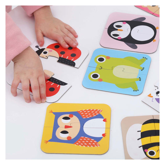 Banana panda on-the-go puzzel halve dieren 18m+
