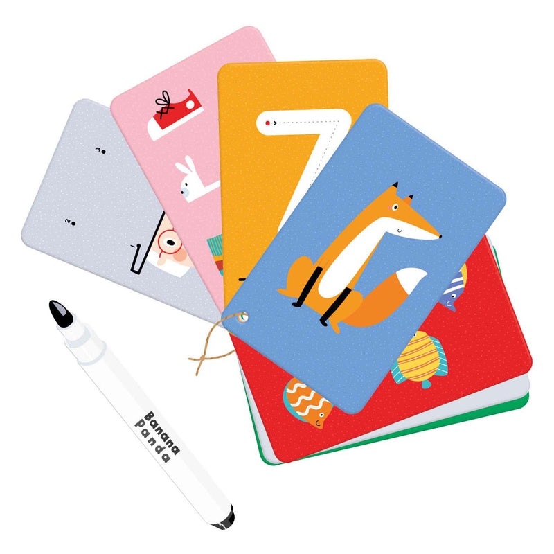 Load image into Gallery viewer, Banana panda - laten we nummers schrijven en wissen
