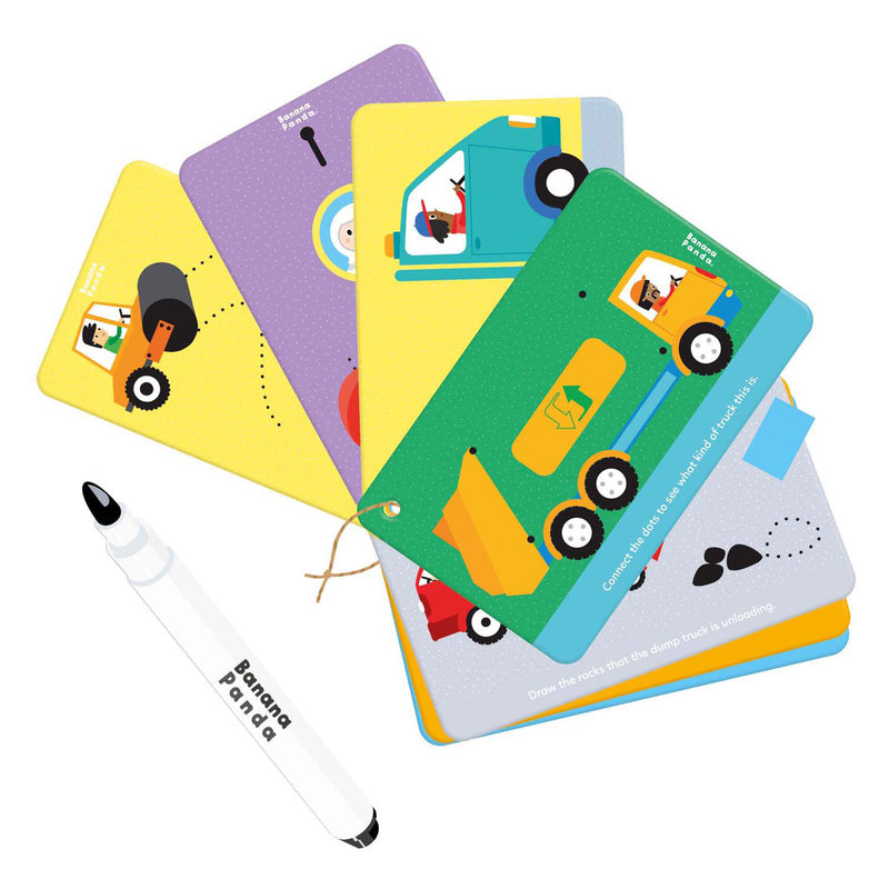 Load image into Gallery viewer, Banana panda - laten we voertuigen schrijven en wissen
