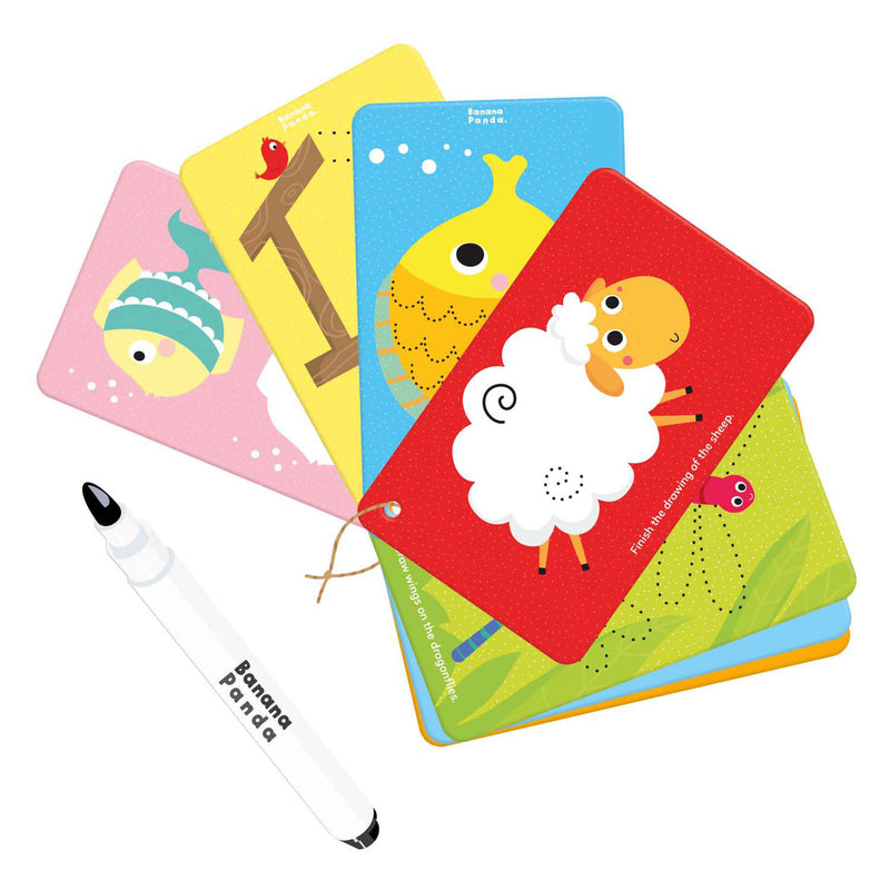 Load image into Gallery viewer, Banana panda - laten we dieren schrijven en wissen
