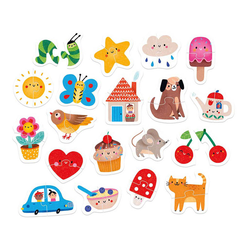 Load image into Gallery viewer, Banana panda - mijn eerste puzzels blije dubbels, 19st.
