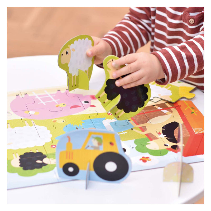 Load image into Gallery viewer, Banana panda - figure it out puzzel boerderij - 20st.
